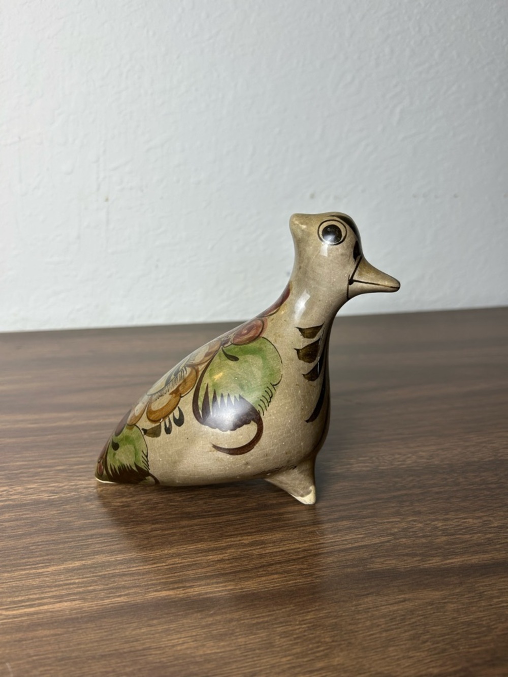 vintage Tonala MX pigeon ceramic pottery figurine